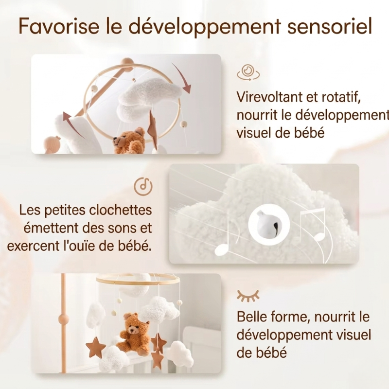 Mobile Musical Lapin & Ourson
