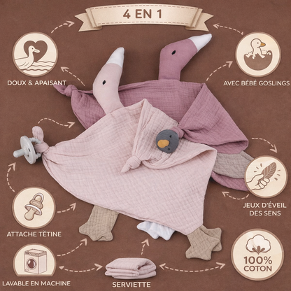 Goose Plush Toy - Alice - 100% Cotton