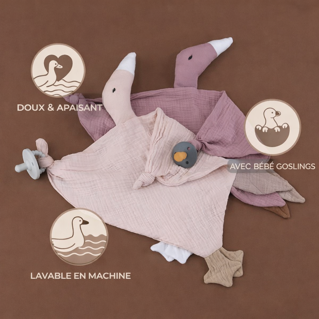 Goose Plush Toy - Alice - 100% Cotton