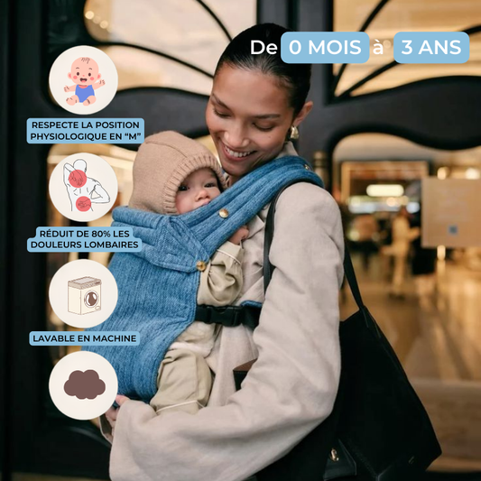 Physiological kangaroo baby carrier